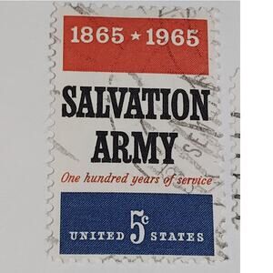 1965 Scott #1265 – 5¢ Salvation Army Centennial “One Hundred Years of Service”